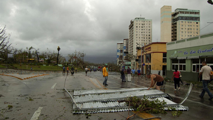 Santiago de Cuba luego del paso del huracán Sandy.